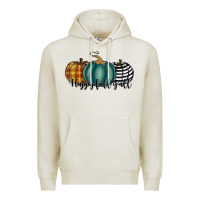 Oatmeal Heather happy fall y'all pumkins Premium Hoodie - RanaPortraitStore