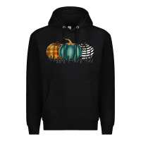 Black happy fall y'all pumkins Premium Hoodie - RanaPortraitStore