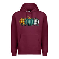 Burgundy happy fall y'all pumkins Premium Hoodie - RanaPortraitStore