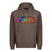 Coffee you are enough Premium Hoodie - Zillion Design Studio