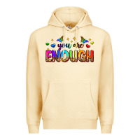 Pina Colada you are enough Premium Hoodie - Zillion Design Studio