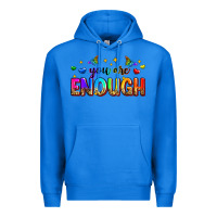 True Royal you are enough Premium Hoodie - Zillion Design Studio
