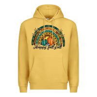 Antique Gold happy fall y'all rainbow Premium Hoodie - RanaPortraitStore