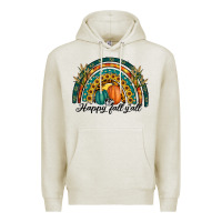 Oatmeal Heather happy fall y'all rainbow Premium Hoodie - RanaPortraitStore