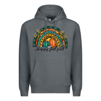 Rock happy fall y'all rainbow Premium Hoodie - RanaPortraitStore