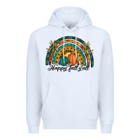White happy fall y'all rainbow Premium Hoodie - RanaPortraitStore