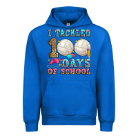 Cobalt i tackled 100 days of school volleyball Urban Hoodie - Zillion Design Studio