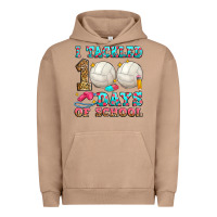 Pigment Burro i tackled 100 days of school volleyball Urban Hoodie - Zillion Design Studio