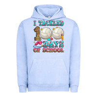 Pigment Grape Ice i tackled 100 days of school volleyball Urban Hoodie - Zillion Design Studio