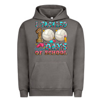 Pigment Tornado i tackled 100 days of school volleyball Urban Hoodie - Zillion Design Studio