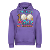 Tulip i tackled 100 days of school volleyball Urban Hoodie - Zillion Design Studio