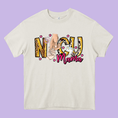 Nicu Mama Heavy Core Tee Designed By Cowhidedigitalart