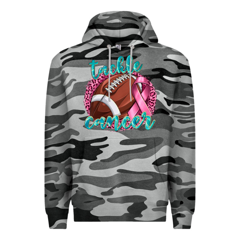 Tackle Cancer Football Premium Hoodie by texasbilliewilder | Teevron