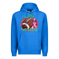 True Royal Tackle Cancer Football Premium Hoodie - texasbilliewilder