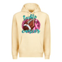 Pina Colada Tackle Cancer Football Premium Hoodie - texasbilliewilder