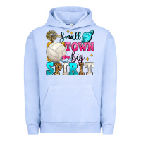 Pigment Grape Ice small town big spirit volleyball Urban Hoodie - Zillion Design Studio