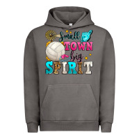 Pigment Tornado small town big spirit volleyball Urban Hoodie - Zillion Design Studio