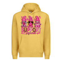 Antique Gold Support Squad with Gnomes Premium Hoodie - texasbilliewilder