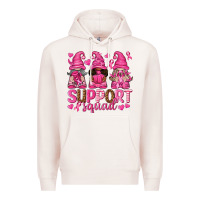 Pale Pink Support Squad with Gnomes Premium Hoodie - texasbilliewilder