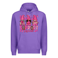 Purple Support Squad with Gnomes Premium Hoodie - texasbilliewilder