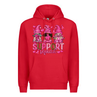 Red Support Squad with Gnomes Premium Hoodie - texasbilliewilder