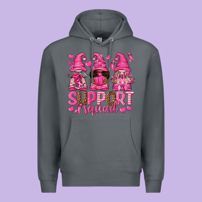 Support Squad With Gnomes Premium Hoodie Designed By Texasbilliewilder