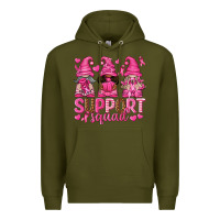Army Green Support Squad with Gnomes Premium Hoodie - texasbilliewilder