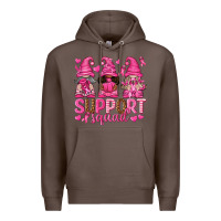 Coffee Support Squad with Gnomes Premium Hoodie - texasbilliewilder