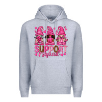 Heather Grey Support Squad with Gnomes Premium Hoodie - texasbilliewilder