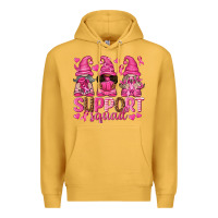 Mustard Support Squad with Gnomes Premium Hoodie - texasbilliewilder