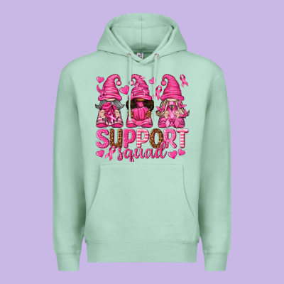 Support Squad With Gnomes Premium Hoodie Designed By Texasbilliewilder