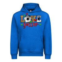 Cobalt love soccer Urban Hoodie - Zillion Design Studio