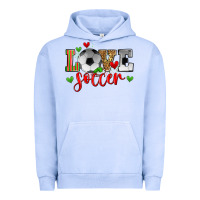 Pigment Grape Ice love soccer Urban Hoodie - Zillion Design Studio