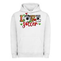 Pigment Lunar Rock love soccer Urban Hoodie - Zillion Design Studio