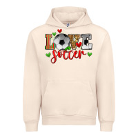 Sandshell love soccer Urban Hoodie - Zillion Design Studio