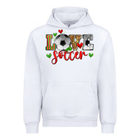 White love soccer Urban Hoodie - Zillion Design Studio