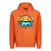 Carrot rainbow lips Premium Hoodie - Zillion Design Studio