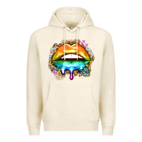 Tofu rainbow lips Premium Hoodie - Zillion Design Studio