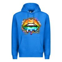True Royal rainbow lips Premium Hoodie - Zillion Design Studio
