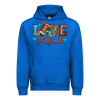Cobalt love football Urban Hoodie - Zillion Design Studio