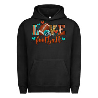 Pigment Black love football Urban Hoodie - Zillion Design Studio