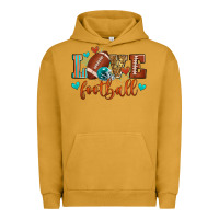 Pigment Peanut Butter love football Urban Hoodie - Zillion Design Studio