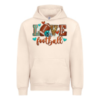 Sandshell love football Urban Hoodie - Zillion Design Studio