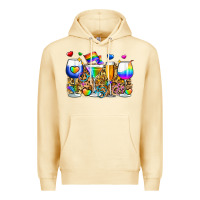 Pina Colada pride wine cups Premium Hoodie - Zillion Design Studio
