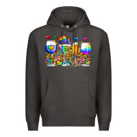 Smoke pride wine cups Premium Hoodie - Zillion Design Studio