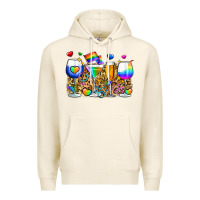 Tofu pride wine cups Premium Hoodie - Zillion Design Studio