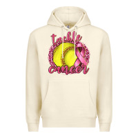 Sandshell Tackle Cancer Softball Premium Hoodie - texasbilliewilder