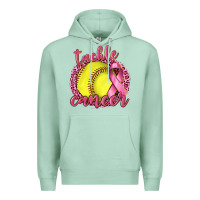 Seafoam Tackle Cancer Softball Premium Hoodie - texasbilliewilder