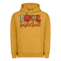 Pigment Peanut Butter love basketball Urban Hoodie - Zillion Design Studio