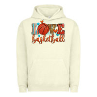Pigment Pistachio love basketball Urban Hoodie - Zillion Design Studio